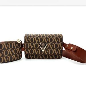 Valentino Orlandi Brown Crossbody Bag